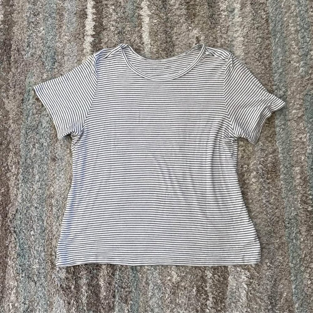 AE American Eagle Women’s XL Soft and Sexy Striped Shirt